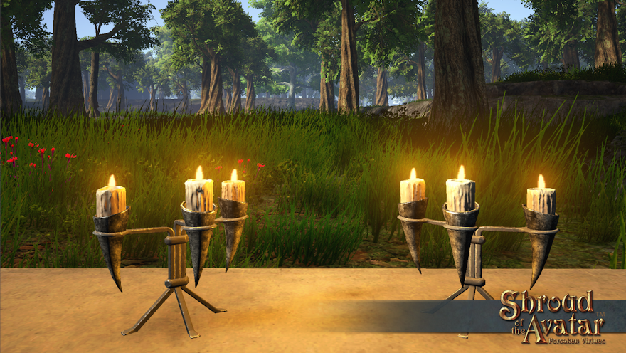 Triple-Horned Candles