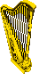 Image of Decorated Golden Grand Harp Playing Britain's Beautiful Love