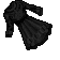 Image of An Old Necromancer's Robe, The Hood Is Ripped Off And The Runic Embroidering Is Cut Short